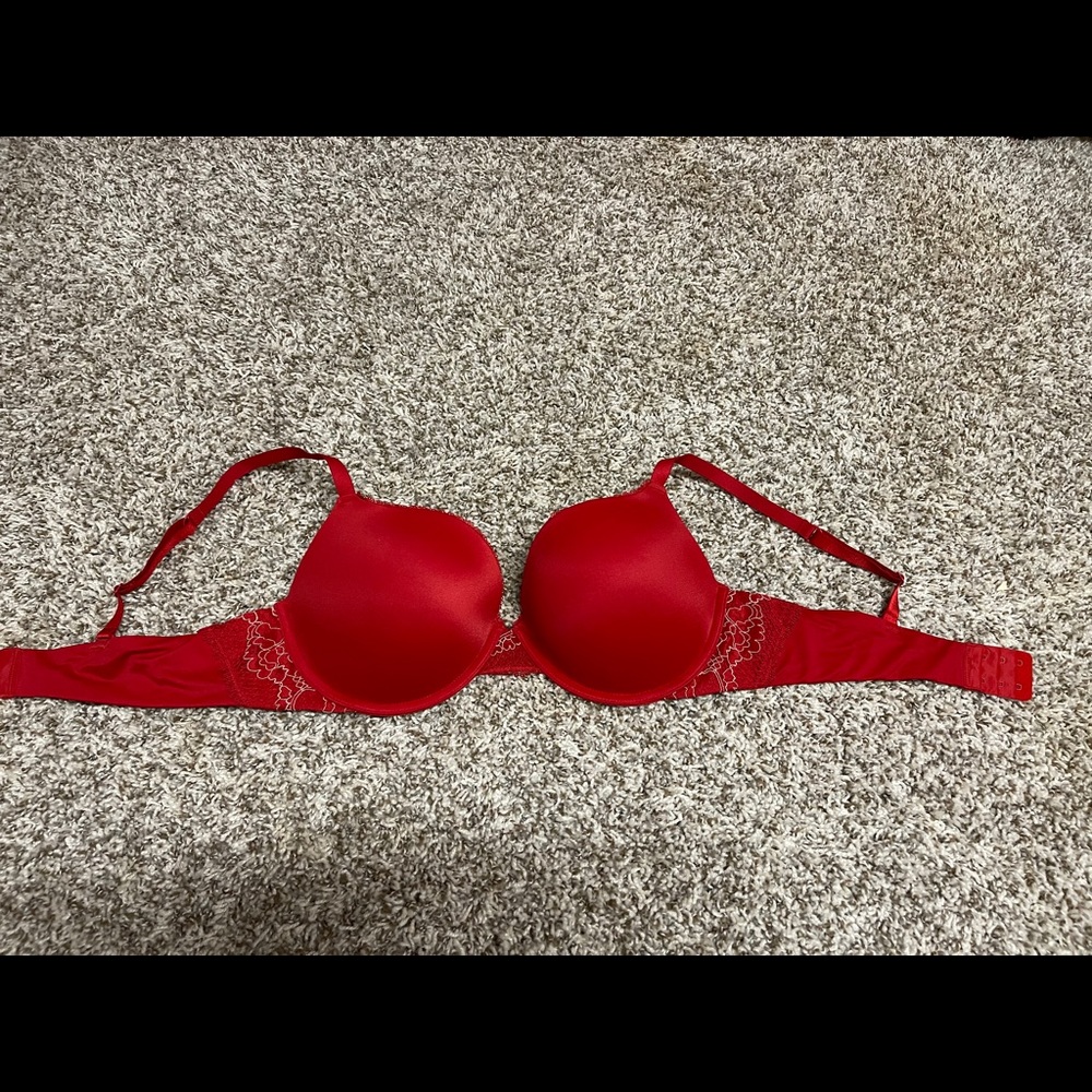 Auden Red Push Up Bra